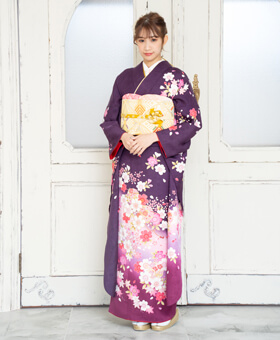 紫地桜手鞠-舞E[ES0193] | 京都さがの館